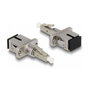 DeLOCK Conector híbrido LWL LC Simplex a SC Simplex beige