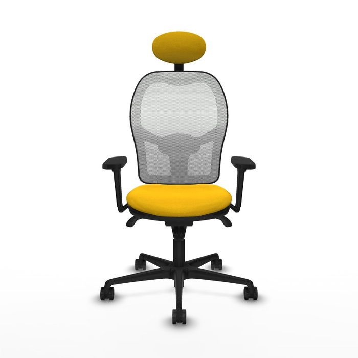 PIQUERAS Y CRESPO Silla de Oficina Jorquera Amarillo y Blanco
