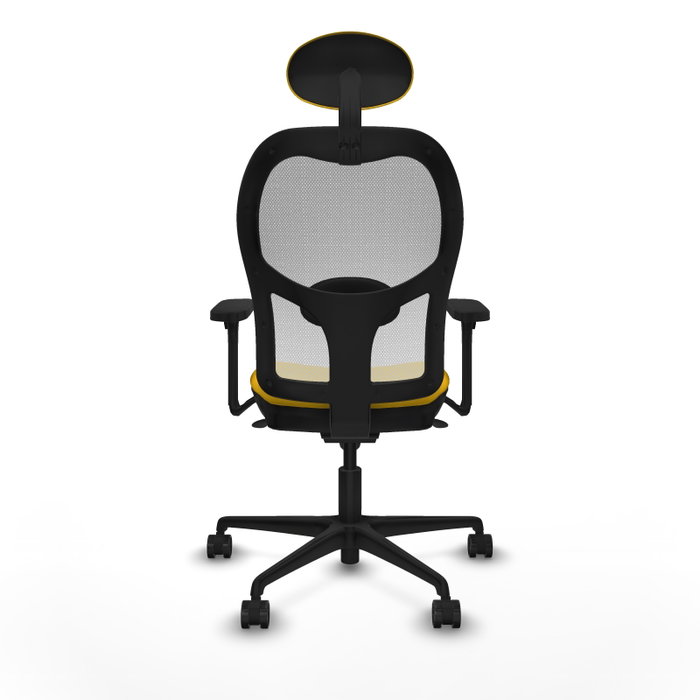PIQUERAS Y CRESPO Silla de Oficina Jorquera Amarillo y Blanco