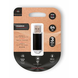 Tech One Tech Memoria USB Pendrive 64 GB Negro