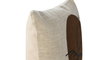 DKD Home Decor Cojín de Algodón con Aplicaciones 45x45x8 cm Beige y Marrón