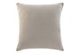 DKD Home Decor Cojín de Algodón con Aplicaciones 45x45x8 cm Beige y Marrón