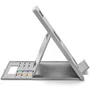 Kensington SmartFit Easy Riser Go - Soporte Elevador Ergonómico y Refrescante para Portátil o Tableta hasta 14", Gris, Ajustable y Plegable
