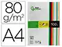 Liderpapel Papel Color A4 80gr Paquete 100 Hojas 10 Colores Surtidos Liderpapel Papel Color A4 80gr Paquete 100 Hojas 10 Colores Surtidos