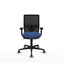 PIQUERAS Y CRESPO Silla de oficina Yunquera con mecanismo Sincro/Traslack, Azul marino y Negro