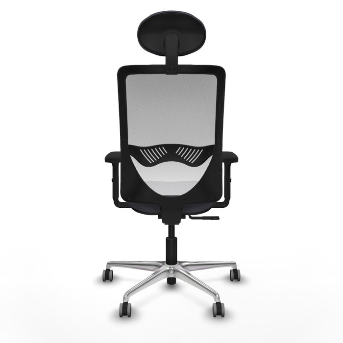 PIQUERAS Y CRESPO Silla de oficina Zulema con mecanismo Sincro, Gris oscuro y Blanco PIQUERAS Y CRESPO Silla de oficina Zulema con mecanismo Sincro, Gris oscuro y Blanco