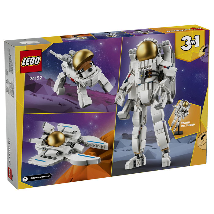 LEGO Creator 3-in-1 Astronauta Espacial 31152 Juego de construcción 647 piezas 9+ años