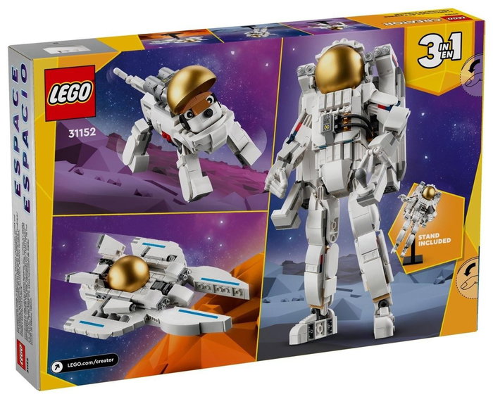 LEGO Creator Astronauta Espacial 31152 3 en 1