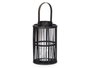 Giftdecor Farol de Bambú Negro para Vela Mediano 18.5 x 44.5 x 18.5 cm (Set de 6)