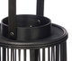 Giftdecor Farol de Bambú Negro para Vela Mediano 18.5 x 44.5 x 18.5 cm (Set de 6)