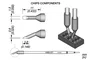 JBC TOOLS Pico tipo espátula de 1,5 mm para pinza caliente