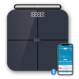 Medisana BS 850 Connect Báscula de Análisis Corporal Electrónica Bluetooth 8 Sensores 180 kg Negro