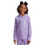 Sudadera con Capucha Niña Under Armour Rival Flc Shimmer Hdy Lavanda S