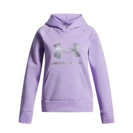 Sudadera con Capucha Niña Under Armour Rival Flc Shimmer Hdy Lavanda S