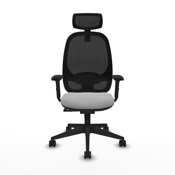 PIQUERAS Y CRESPO Silla de oficina Cilanco con mecanismo Sincro Gris claro y Negro PIQUERAS Y CRESPO Silla de oficina Cilanco con mecanismo Sincro Gris claro y Negro