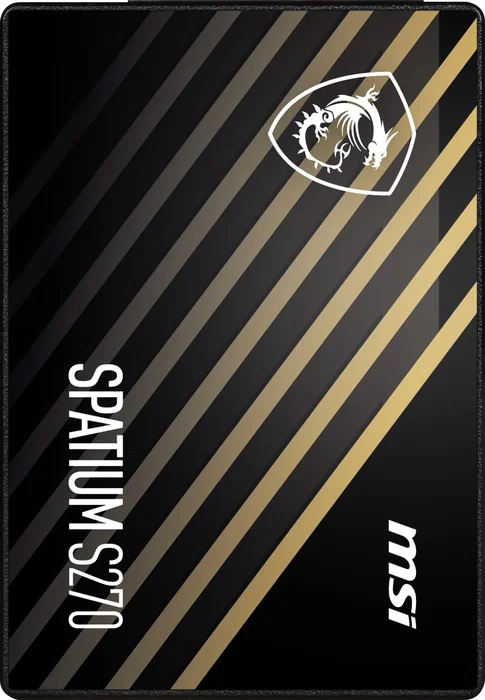 MSI Spatium S270 SSD SATA III 2.5" 480 GB 3D NAND - Disco duro interno sólido para PC/portátil MSI Spatium S270 SSD SATA III 2.5" 480 GB 3D NAND - Disco duro interno sólido para PC/portátil