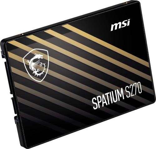 MSI Spatium S270 SSD SATA 2.5" 480GB, Serial ATA III, 3D NAND