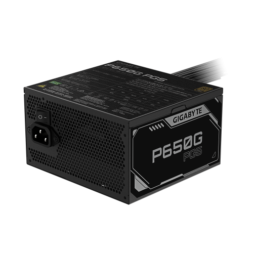 GIGABYTE P650G PCIE 5.1 Fuente de alimentación 650W 80 PLUS Gold ATX 3.1