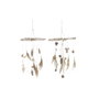 DKD Home Decor Decoración Colgante de Madera Surtido de 2 Unidades