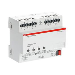 ABB UD/S4.210.2.1 Dimmer LED KNX, 4 x 210 W/VA, 230 V, Blanco, para Busch-Installationsbus, Control de Energía
