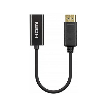 MANHATTAN Adaptador Activo DisplayPort 1.2 a HDMI 4K@60Hz Negro