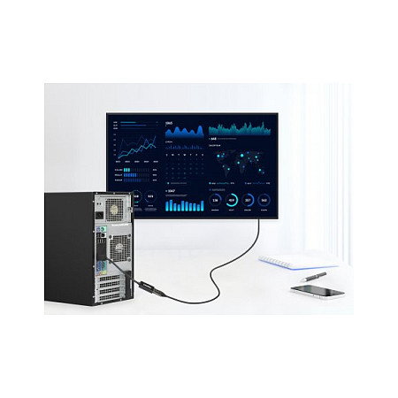 MANHATTAN Adaptador Activo DisplayPort 1.2 a HDMI 4K@60Hz Negro