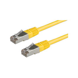 VALUE Patchkabel Cat6 Clase E S/FTP PiMF Amarillo 1m