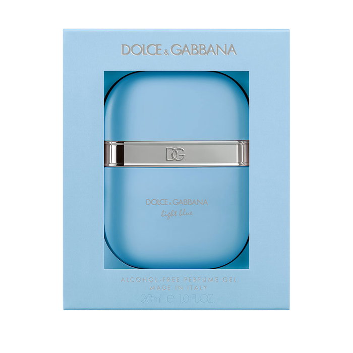 Dolce & Gabbana Light Blue Gel Perfumado Sin Alcohol 30 ml - Fragancia Femenina con Limón, Manzana y Cedro