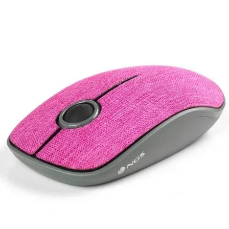 RATÓN INALÁMBRICO NGS EVO DENIM PINK - 2.4GHZ - 1200DPI - 2 BOTONES - SCROLL - SUPERFICIE DE TELA - RECEPTOR USB - 1XAA RATÓN INALÁMBRICO NGS EVO DENIM PINK - 2.4GHZ - 1200DPI - 2 BOTONES - SCROLL - SUPERFICIE DE TELA - RECEPTOR USB - 1XAA
