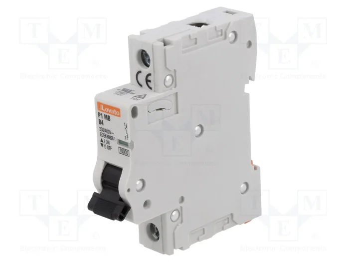 LOVATO ELECTRIC Interruptor magnetotérmico P1 MB 1 polo 4A B LOVATO ELECTRIC Interruptor magnetotérmico P1 MB 1 polo 4A B