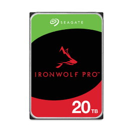 Seagate Technology IronWolf Pro ST20000NT001 - Disco Duro HDD NAS de 20 TB 3.5 pulgadas, 7200 RPM, 256 MB, SATA 6 Gb/s, Alta Fiabilidad