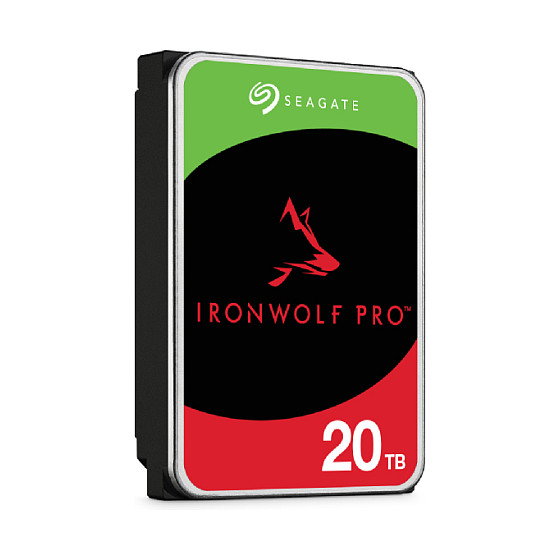 Seagate Technology IronWolf Pro ST20000NT001 - Disco Duro HDD NAS de 20 TB 3.5 pulgadas, 7200 RPM, 256 MB, SATA 6 Gb/s, Alta Fiabilidad