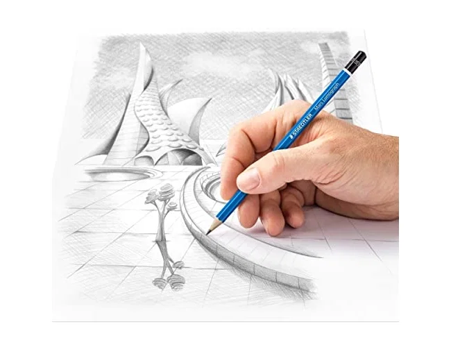 Staedtler Mars Lumograph Lápices de Grafito 3B, Caja de 12 Unidades