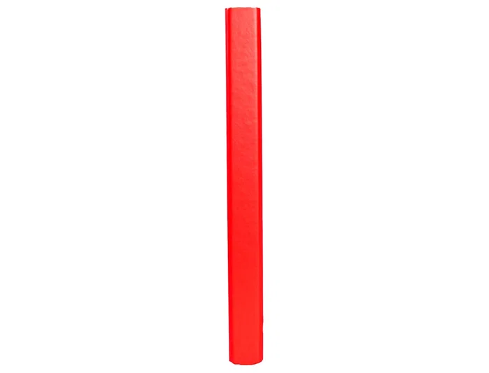 Antartik Carpeta de gomas tres solapas color rojo