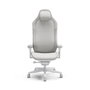 Fractal Design FD-CH-RE1F-02 Silla Gaming para PC, Asiento Acolchado Blanco, Respaldo de Malla, Ajustable 4D, Peso Máx. 125kg
