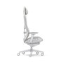 Fractal Design FD-CH-RE1F-02 Silla Gaming para PC, Asiento Acolchado Blanco, Respaldo de Malla, Ajustable 4D, Peso Máx. 125kg