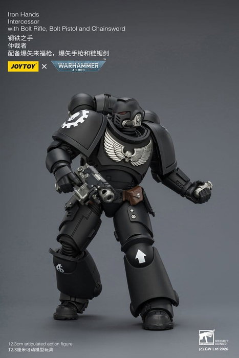 Joy Toy Warhammer 40,000 Figura Iron Hands Intercessor 12 cm Joy Toy Warhammer 40,000 Figura Iron Hands Intercessor 12 cm