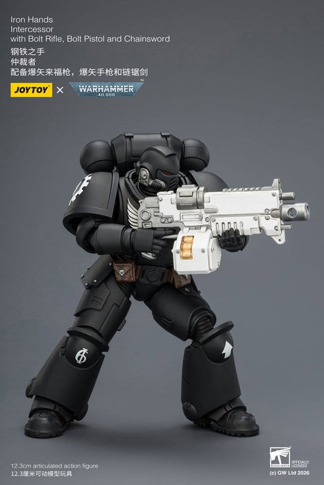 Joy Toy Warhammer 40,000 Figura Iron Hands Intercessor 12 cm Joy Toy Warhammer 40,000 Figura Iron Hands Intercessor 12 cm