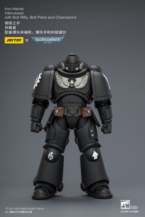 Joy Toy Warhammer 40,000 Figura Iron Hands Intercessor 12 cm Joy Toy Warhammer 40,000 Figura Iron Hands Intercessor 12 cm
