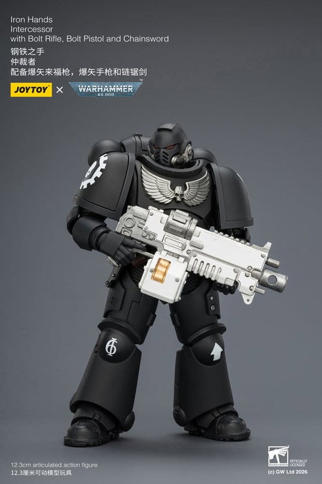 Joy Toy Warhammer 40,000 Figura Iron Hands Intercessor 12 cm Joy Toy Warhammer 40,000 Figura Iron Hands Intercessor 12 cm