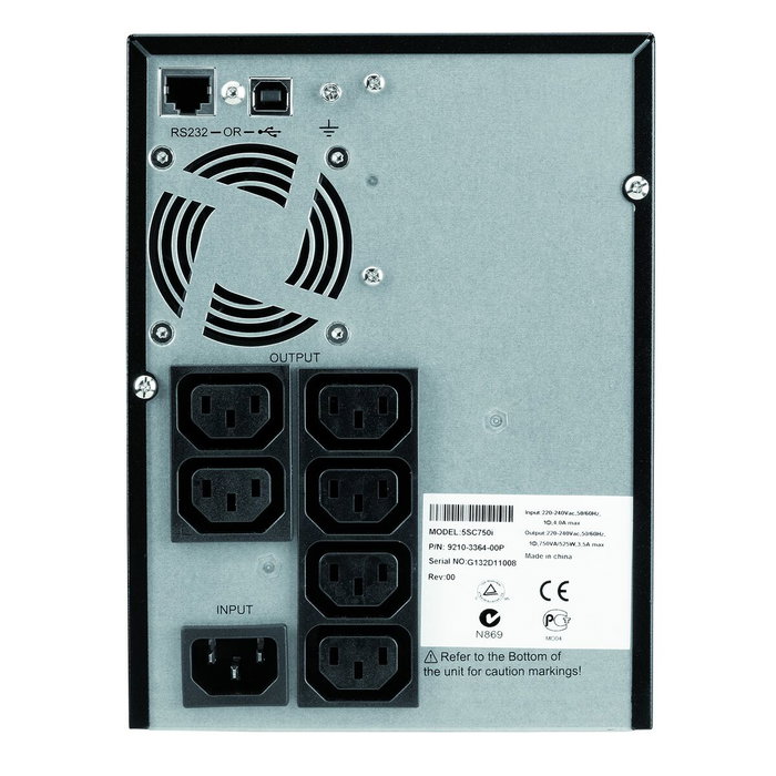 Eaton 5SC 1500i 1,5 kVA 1050 W 8 salidas AC Negro