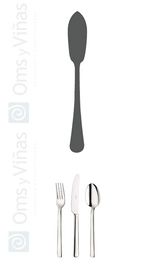 MILLENIUM Pala Pescado para Cubiertos - Cuchillo y Pala - No apto lavavajillas ni microondas