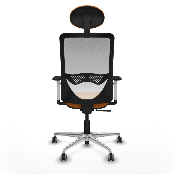 PIQUERAS Y CRESPO Silla de oficina Zulema Naranja y Blanco PIQUERAS Y CRESPO Silla de oficina Zulema Naranja y Blanco