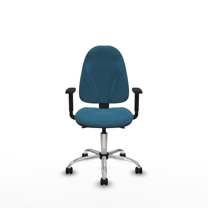 PIQUERAS Y CRESPO Silla de oficina Algarra Verde petróleo con mecanismo Asincro PIQUERAS Y CRESPO Silla de oficina Algarra Verde petróleo con mecanismo Asincro