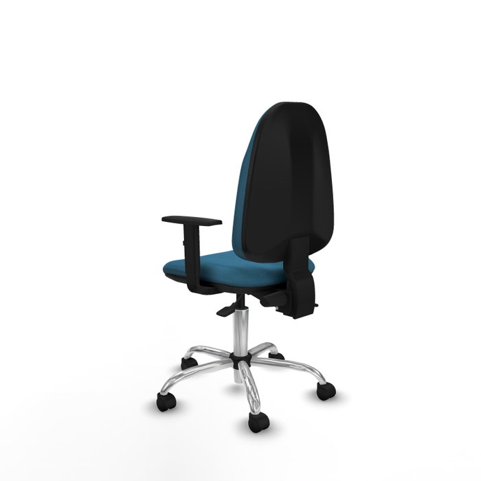PIQUERAS Y CRESPO Silla de oficina Algarra Verde petróleo con mecanismo Asincro PIQUERAS Y CRESPO Silla de oficina Algarra Verde petróleo con mecanismo Asincro