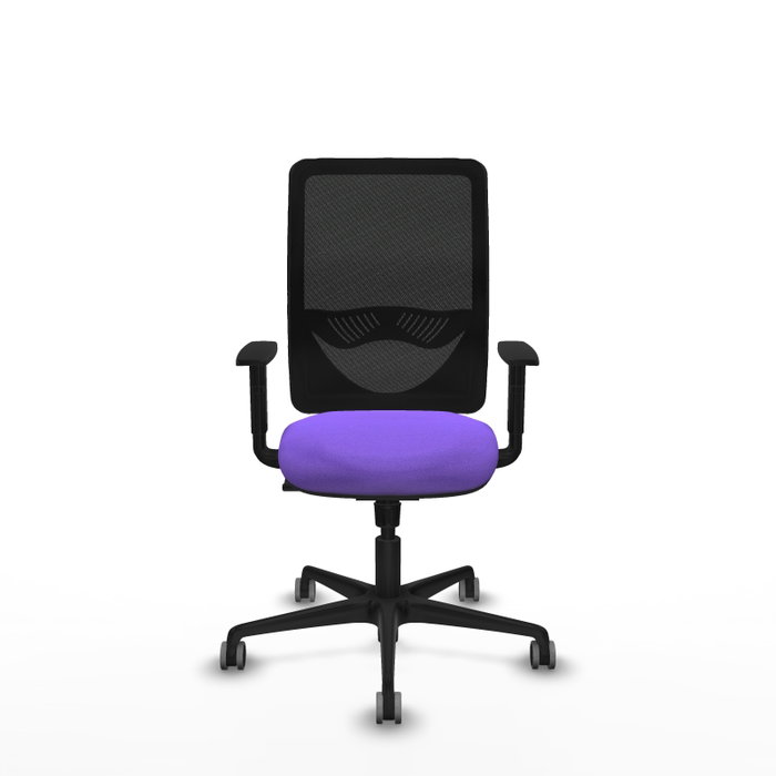 PIQUERAS Y CRESPO Silla de oficina Zulema con mecanismo Sincro, Lila y Negro PIQUERAS Y CRESPO Silla de oficina Zulema con mecanismo Sincro, Lila y Negro
