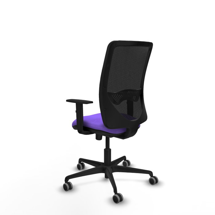 PIQUERAS Y CRESPO Silla de oficina Zulema con mecanismo Sincro, Lila y Negro PIQUERAS Y CRESPO Silla de oficina Zulema con mecanismo Sincro, Lila y Negro