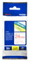 Brother TZe-252 Cinta rotuladora laminada 24 mm x 8 m, Rojo sobre blanco