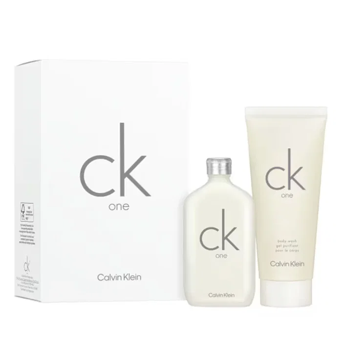 Calvin Klein Set CK One con Eau De Toilette de 50 ml y Body Wash de 100 ml para Hombre Calvin Klein Set CK One con Eau De Toilette de 50 ml y Body Wash de 100 ml para Hombre