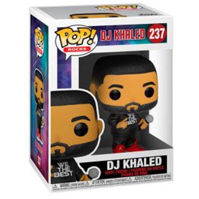 Funko Pop Estrellas de la Música DJ Khaled Figura Vinilo 9 cm